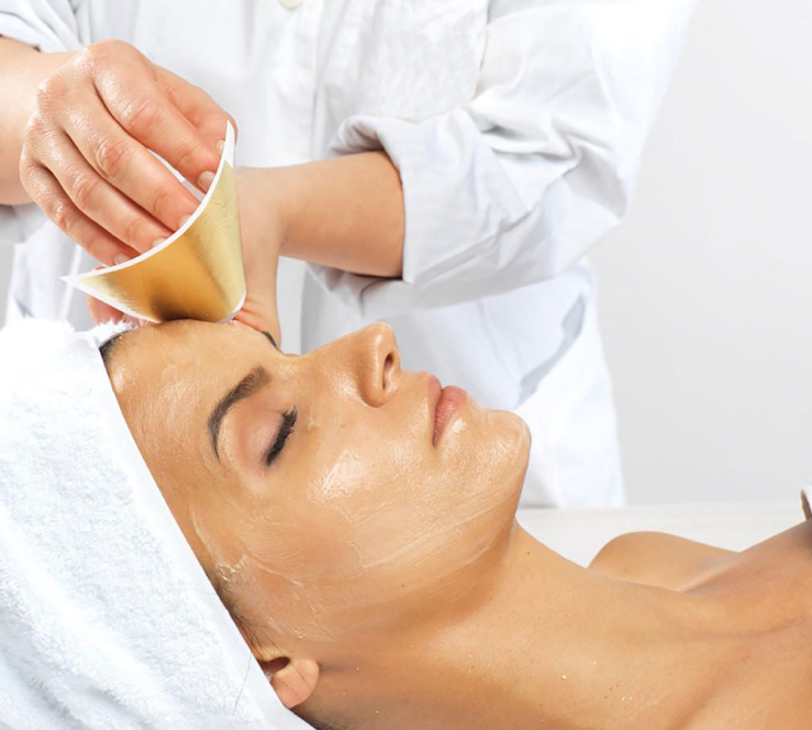 24K Gold Leaf Facial Prédiré Paris Canada